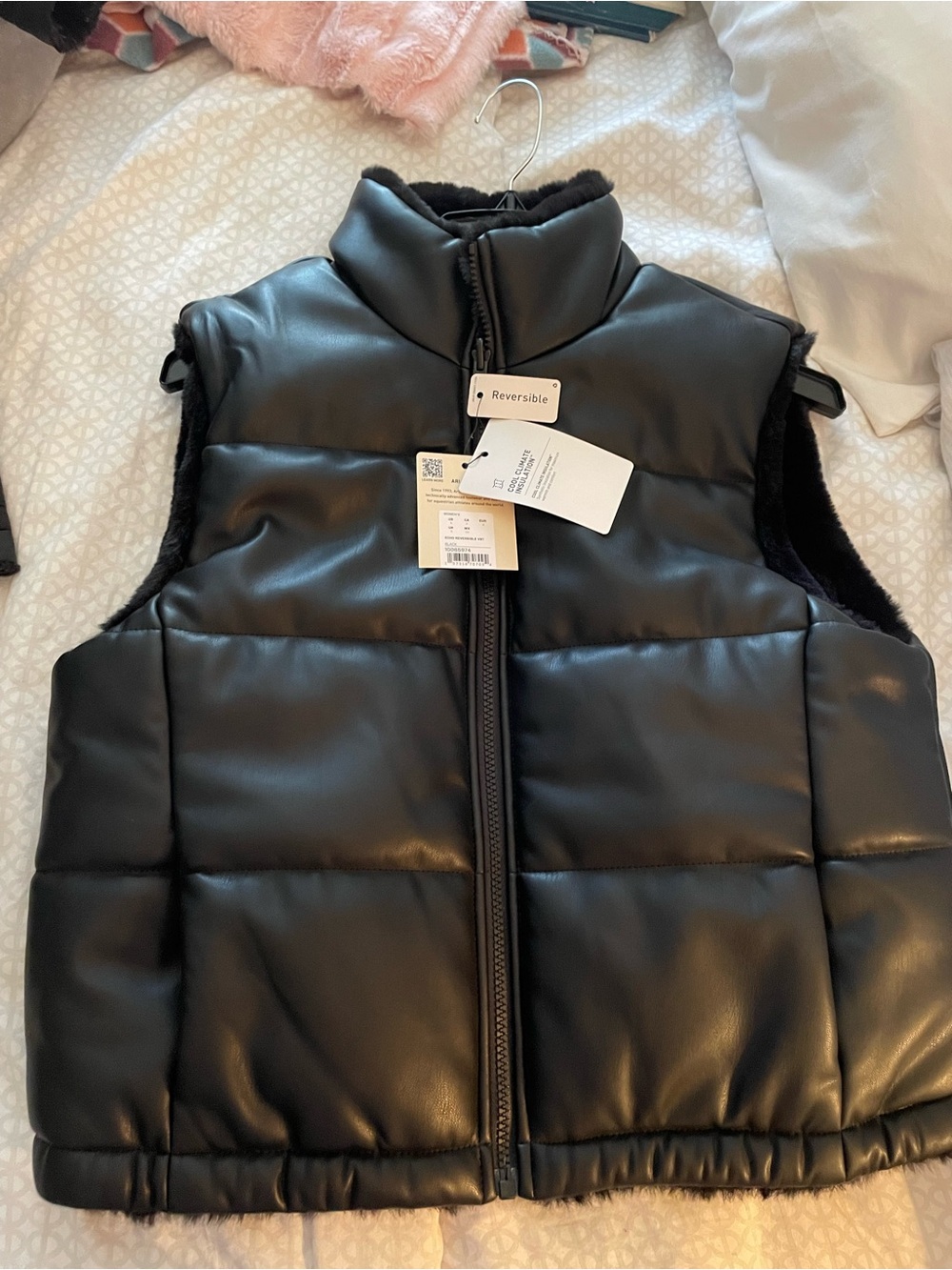 Ariat Black Reversible Puffer Vest